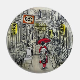 The wandering maiko Pin