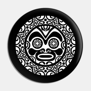 Polynesian Tiki face 1 Pin