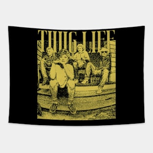 YELLOW THIG LIFE Tapestry