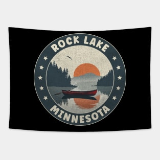 Rock Lake Minnesota Sunset Tapestry