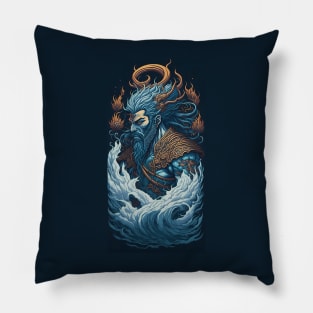 POSEIDON WALL ART Pillow