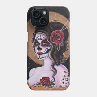 Bella Muerte day of the dead Phone Case