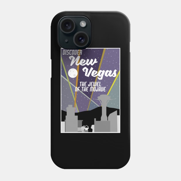 Vintage New Vegas Skyline Phone Case by selmaeelsharon