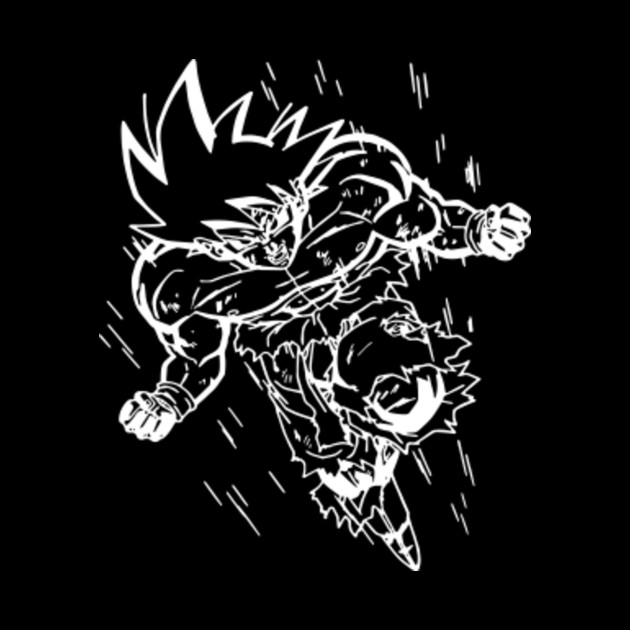 Dragonball Z Goku Black White Adult Men Black Goku T Shirts By Lucasrason