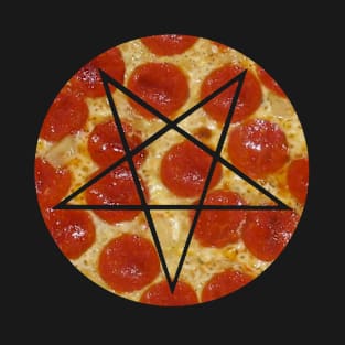 pepperoni pizza pentagram T-Shirt