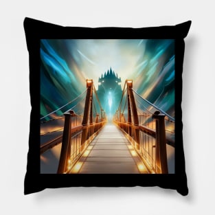 Fantasy Bridge To The Castle Pillow