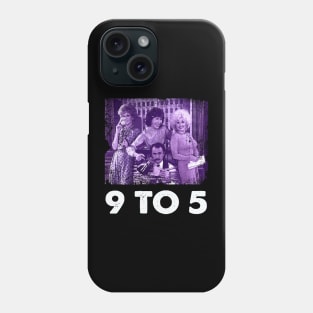 9 to 5 Vibes Vintage Chic Tees Celebrating the Iconic Office Comedy Phone Case