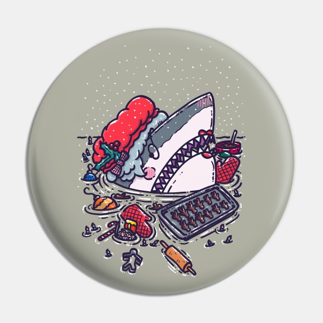 Mrs Claus Shark Pin by nickv47