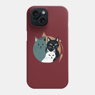 Cat family Phone Case