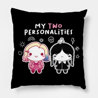 Two personalities Pillow