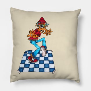 Fresh breakdancing tiger Pillow