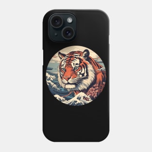 Ukiyo-e tiger Japan Phone Case