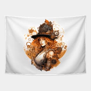 Steampunk Witch #16 Tapestry