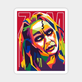 zombie halloween wpap Magnet