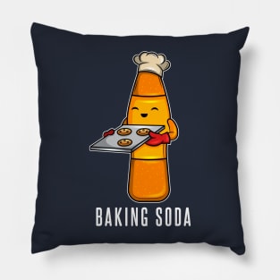baking soda cooking pun bakers breadi gift idea present Pillow