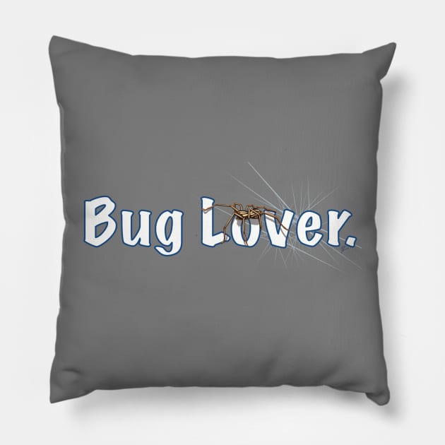 Wolf Spider Bug Lover Pillow by Beauty Bug Hub