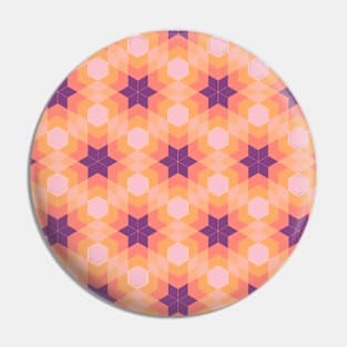 Stars Pattern 3D Pin