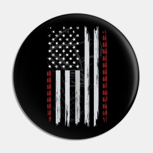 USA Deer Hunter Flag Pin