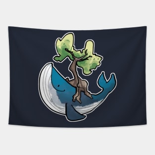 Tree whale Tapestry