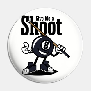 BILLIARD MASCOT Pin