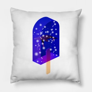 Ice Cream of the Space Whale Pillow