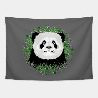 Cute Panda Bear Tapestry