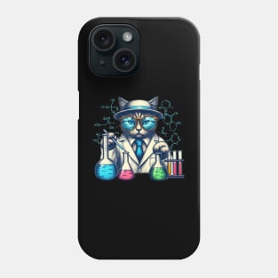 Doctor Cat Chemistry and Biology Sceince Phone Case