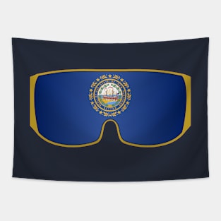 New Hampshire Ski Goggles Tapestry