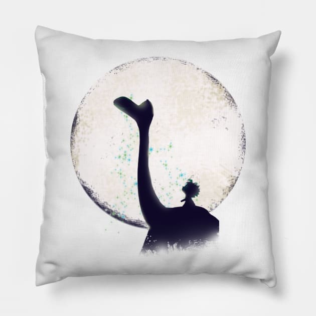 The Good Dinosaur Pillow by raffavain