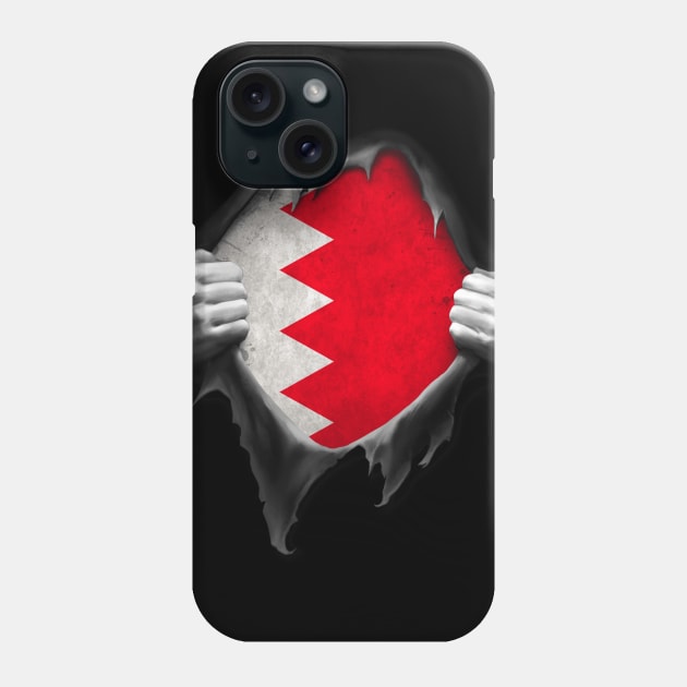Bahrain Flag Bahraini Roots DNA Pride Gift Phone Case by nikolayjs