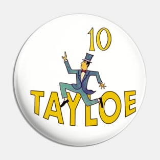 Ten Lords Tall Font Pin