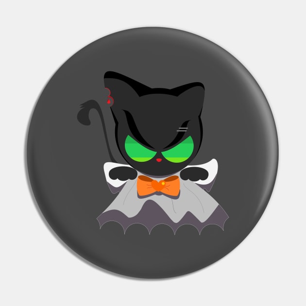 punk cat ghost Pin by prettyguardianstudio