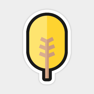 yellow tree icon Magnet