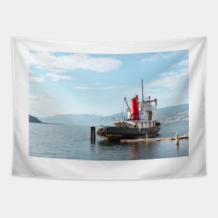 Canadian National Tug No. 6 on Okanagan Lake Tapestry