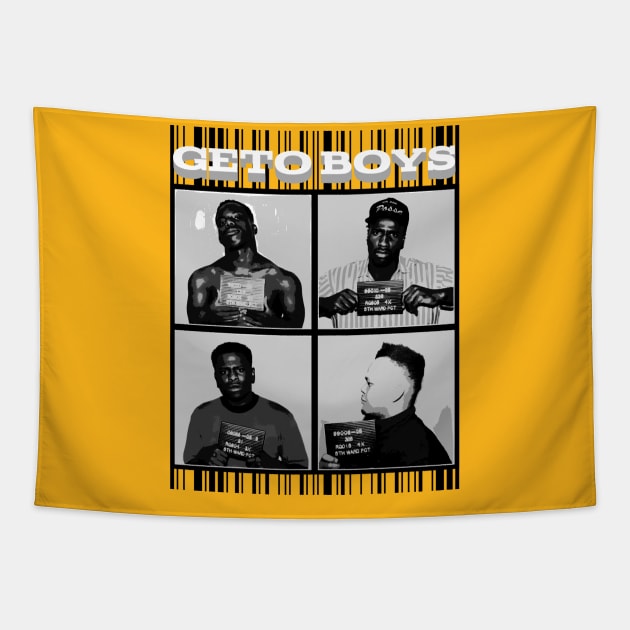 geto boys Tapestry by Chillashop Artstudio