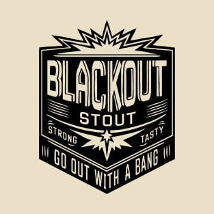 Deep Rock Galactic- Black Out Stout Inspired Logo T-Shirt