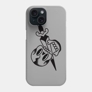 Skull and dagger Phone Case