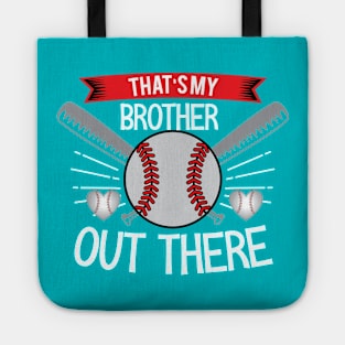 Baseball sister Shirt Cute Baseball Gift for sisters Tote