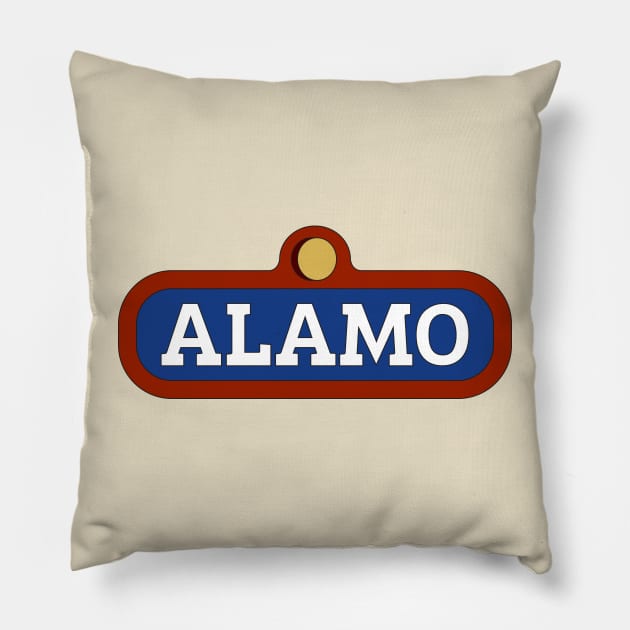 ALAMO BEER Pillow by tvshirts