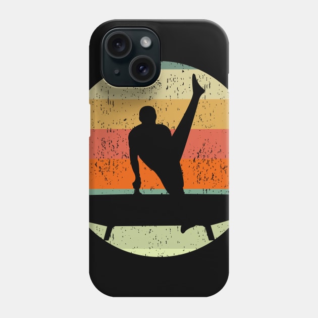 Mens Gymnastics Male Gymnast Sunset Phone Case by epiclovedesigns