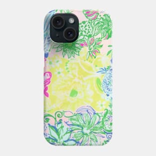 Pastel Floral Print Phone Case