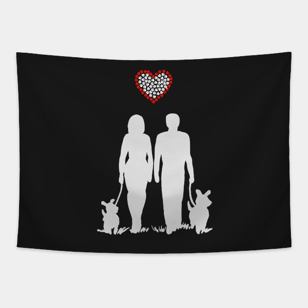 Dog Lover Fun Funny Pet Tapestry by hispanicworld