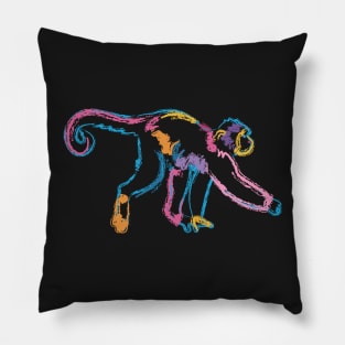 Rainbow Monkey Pillow