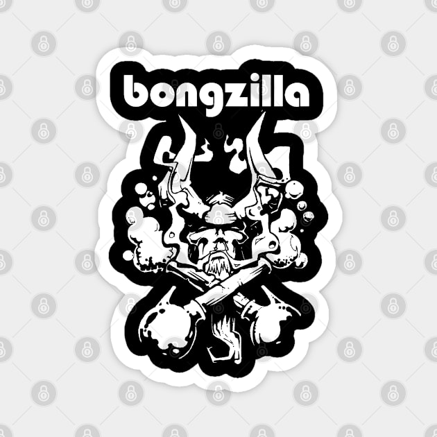 Bongzilla Magnet by CosmicAngerDesign