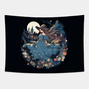 witch at night Tapestry