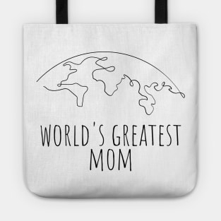Word's Greatest Mom Tote