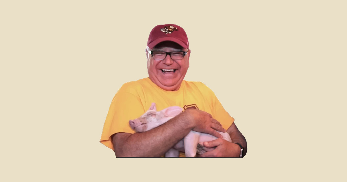 Tim Walz holds a pig at the state fair - Tim Walz 2024 - T-Shirt