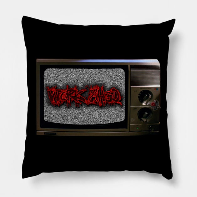 WorkSh3d TV Pillow by Exit8