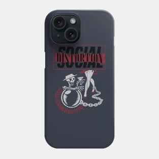 Social Distortion Ball And Chain Phone Case