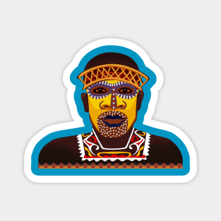 African Tribesman 2 Magnet